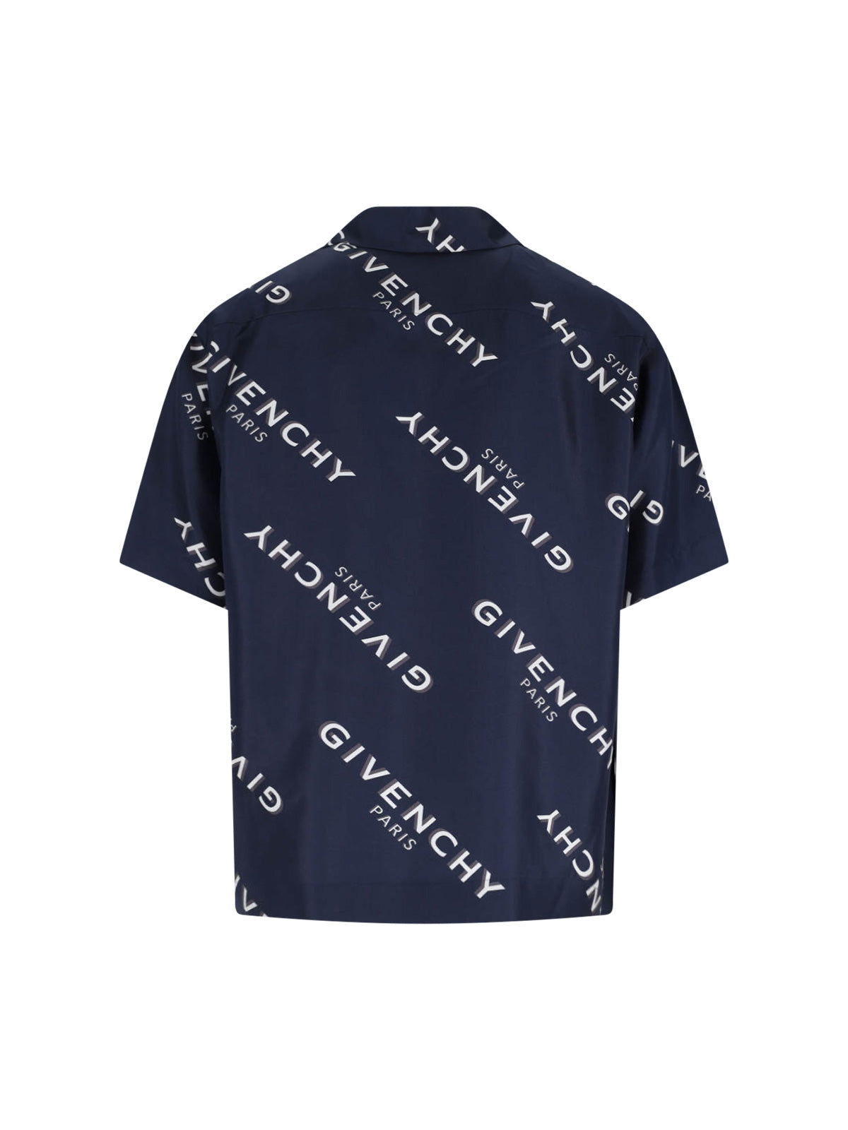 Givenchy Shirts Blue Silk
