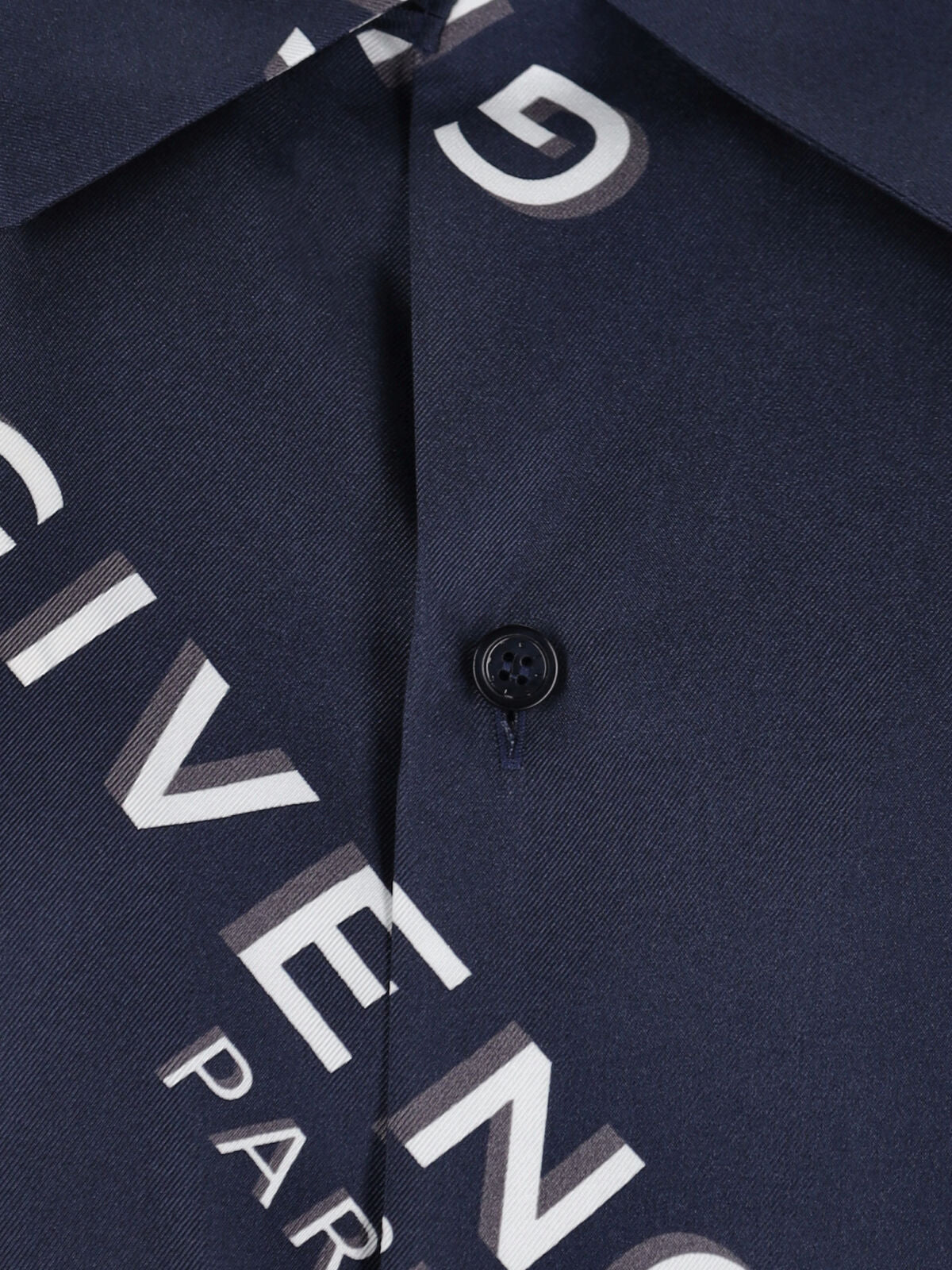 Givenchy Shirts Blue Silk