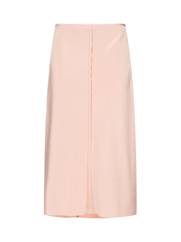 AMI Paris 95% Polyester skirt in pink