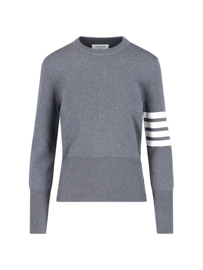 Thom Browne Sweaters Grey Cotton