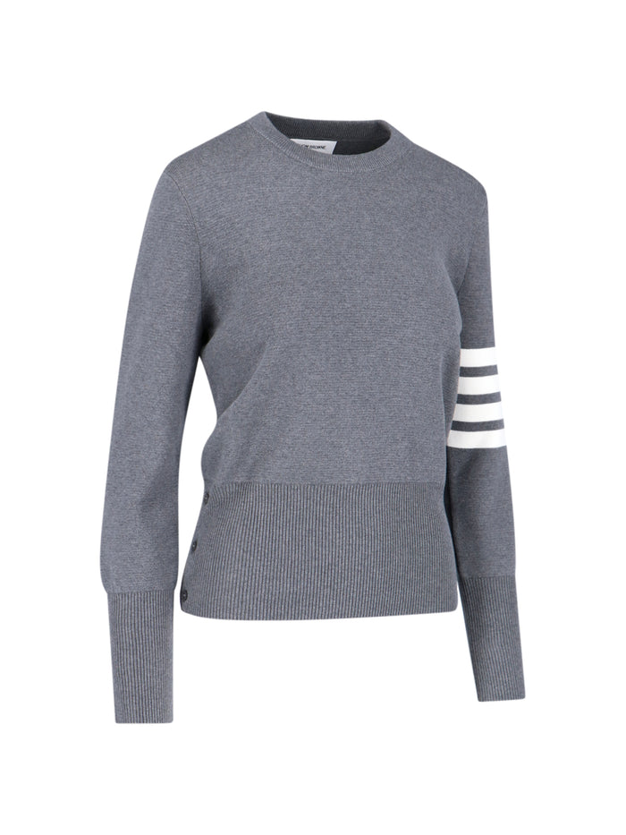 Thom Browne Sweaters Grey Cotton