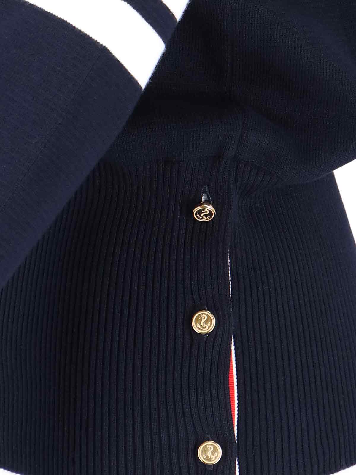 Thom Browne Sweaters Blue Cotton