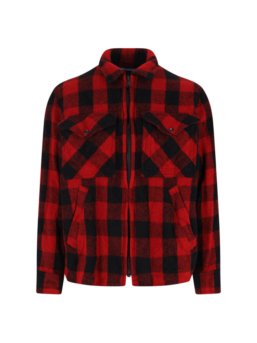 Junya Watanabe 100% wool jacket in red