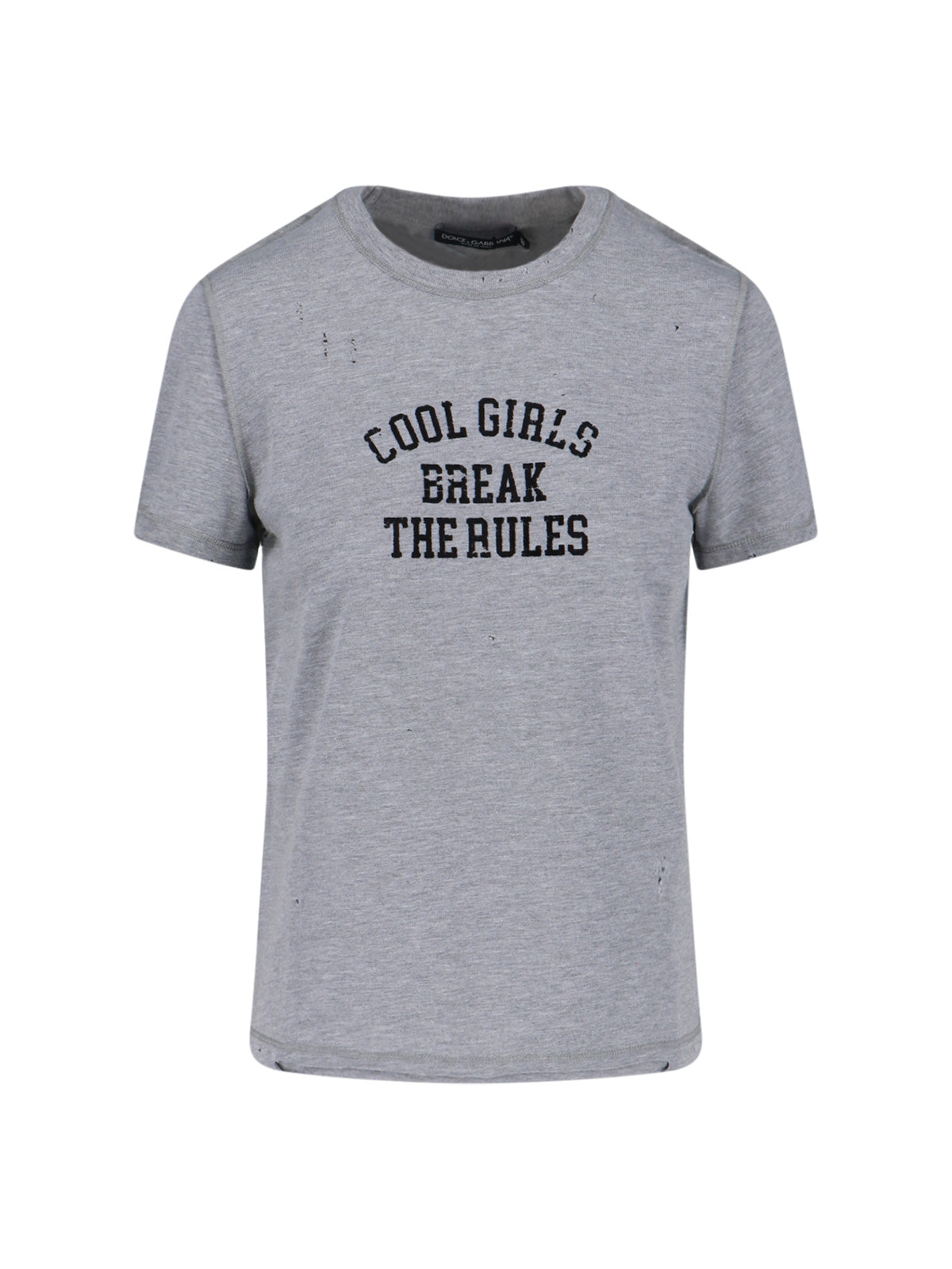 Dolce & Gabbana T-shirts and Polos Grey Cotton