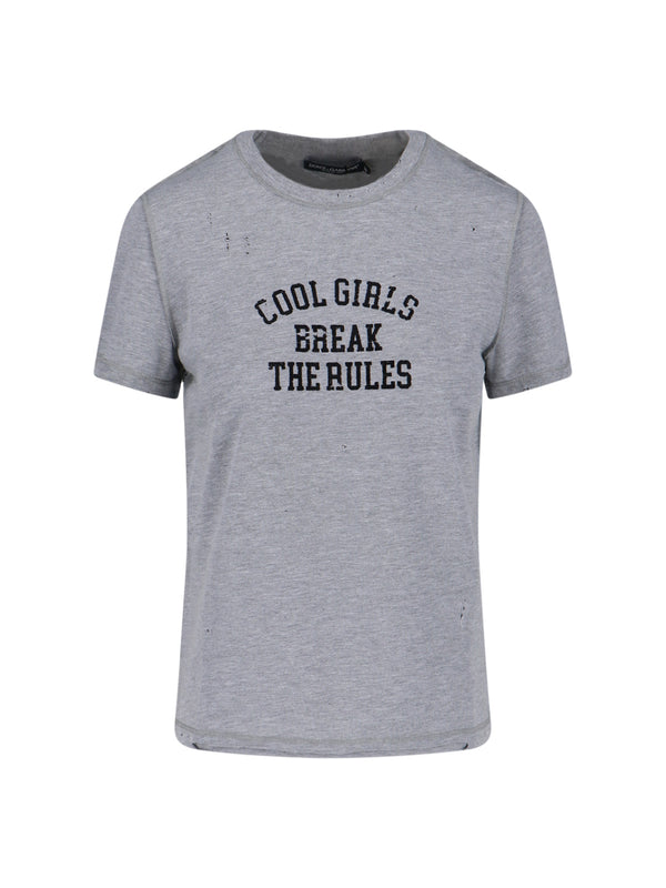 Dolce & Gabbana Gddgh 70% Cotton t-shirt in gray
