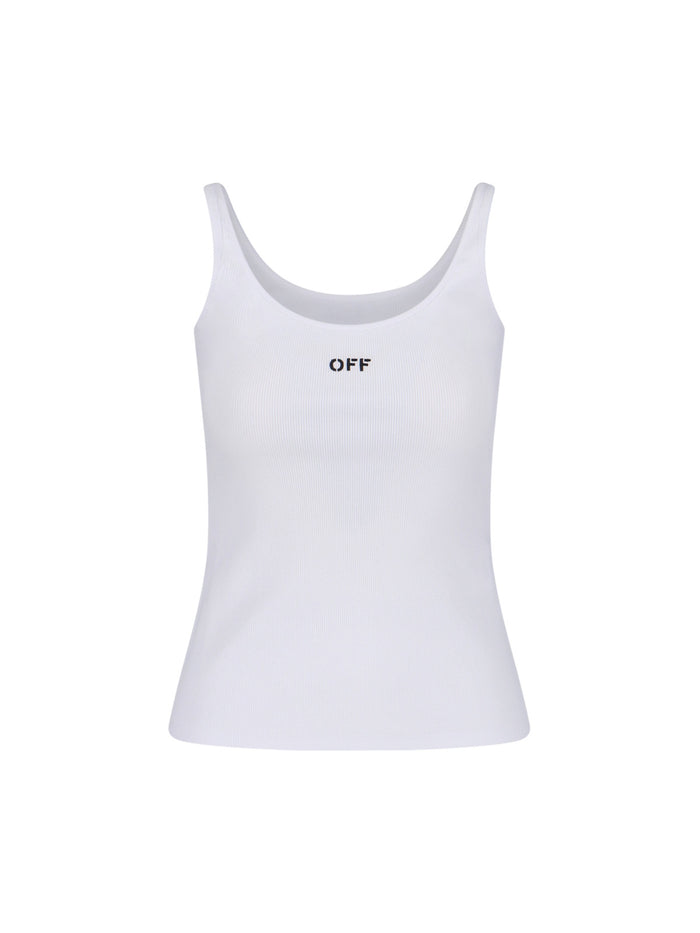 Off-White Top White Cotton