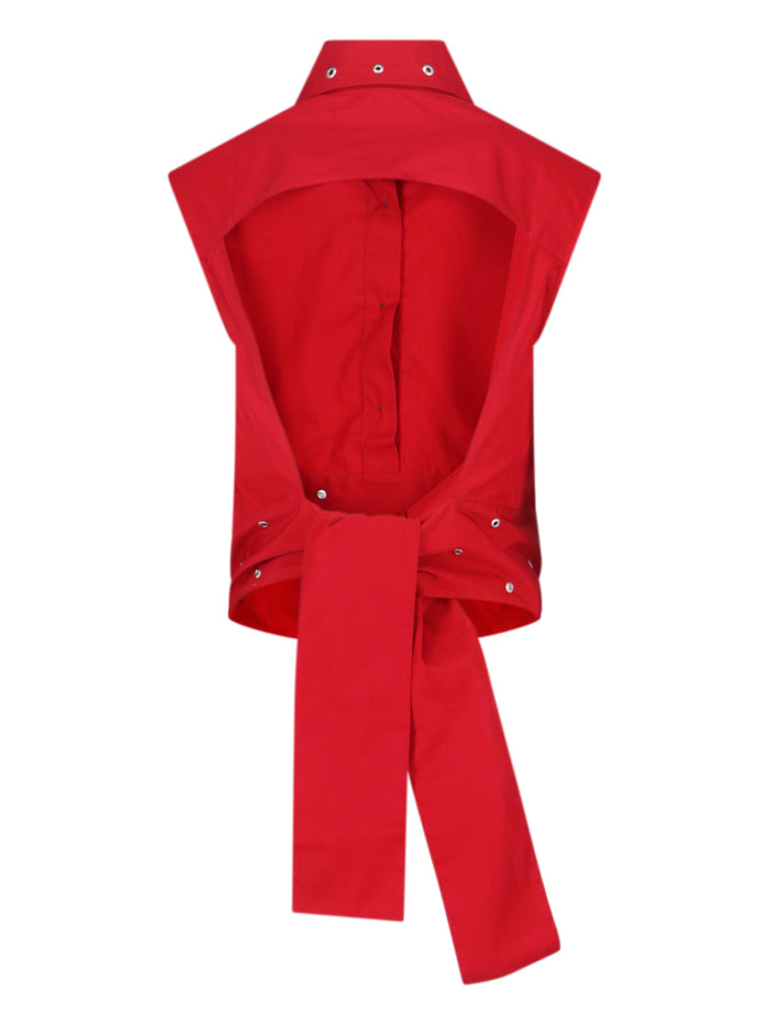 Our Legacy Top Red Cotton