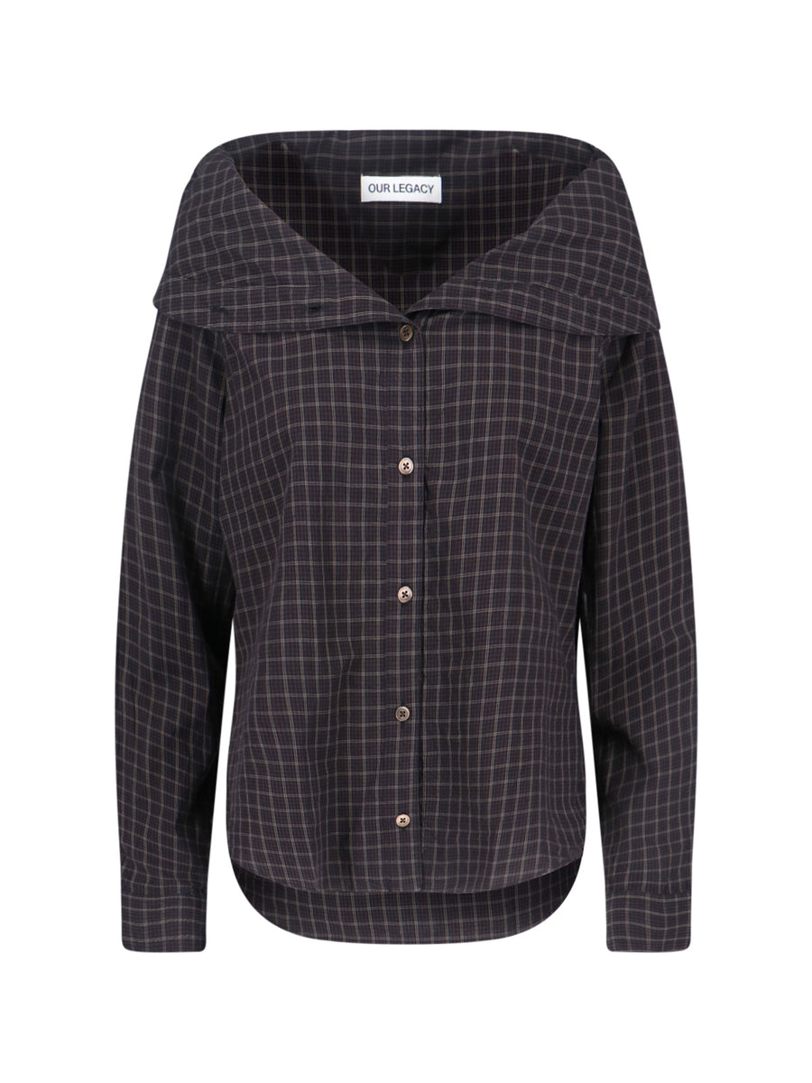 Our Legacy 100% Cotton shirt in black
