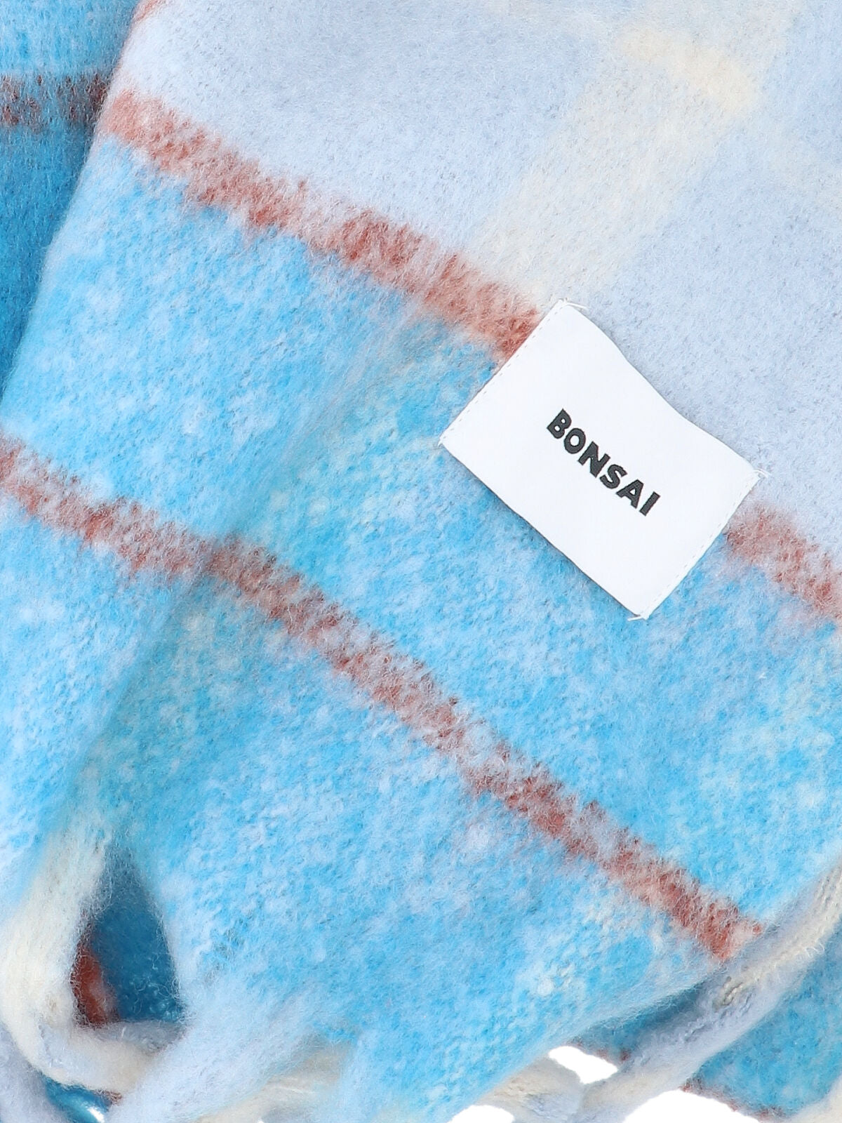 Bonsai Scarfs Blue Polyester