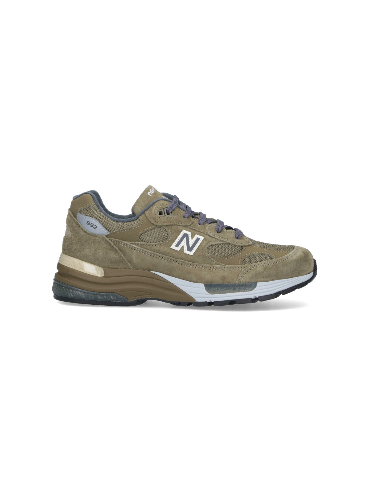 New Balance Sneakers Green Suede