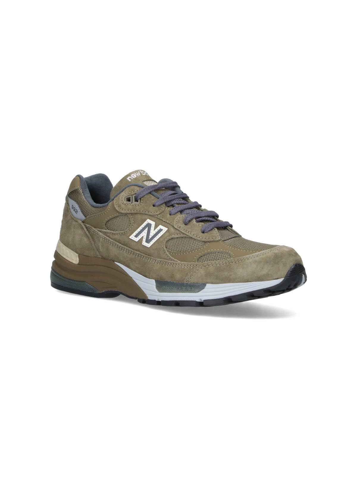 New Balance Sneakers Green Suede