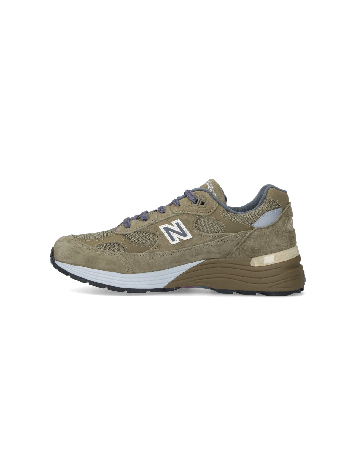 New Balance Sneakers Green Suede