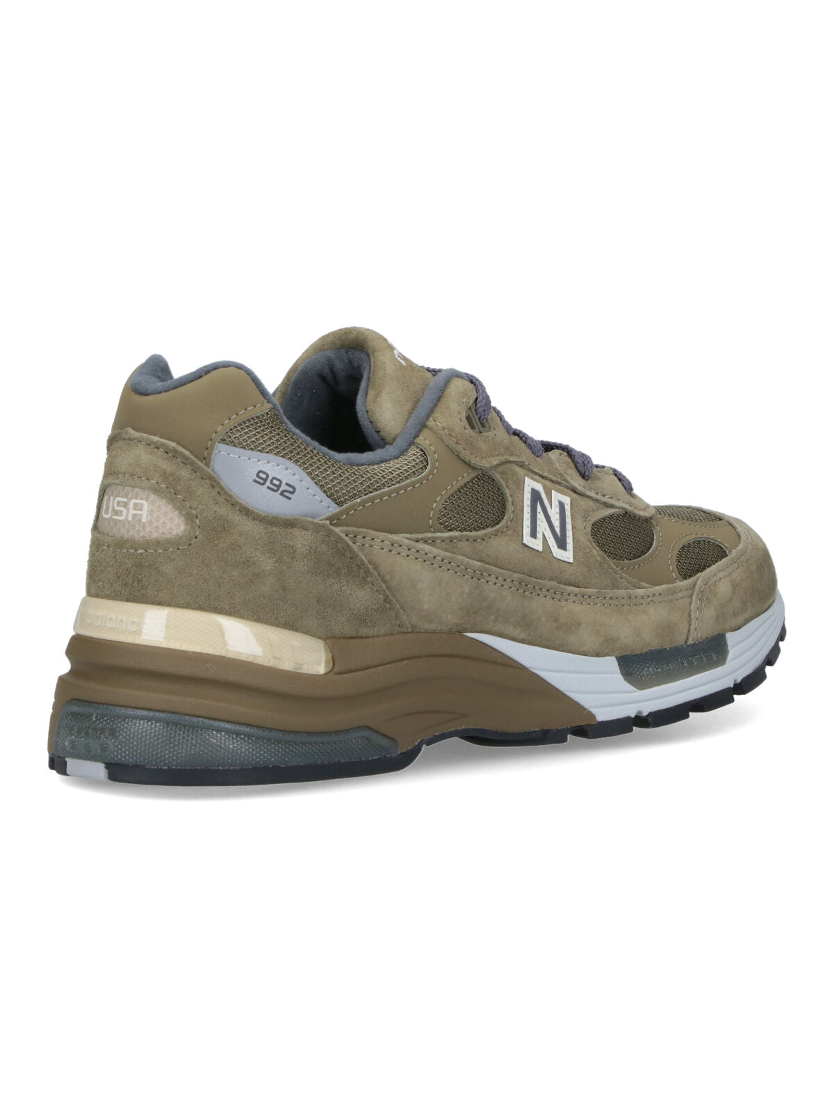 New Balance Sneakers Green Suede