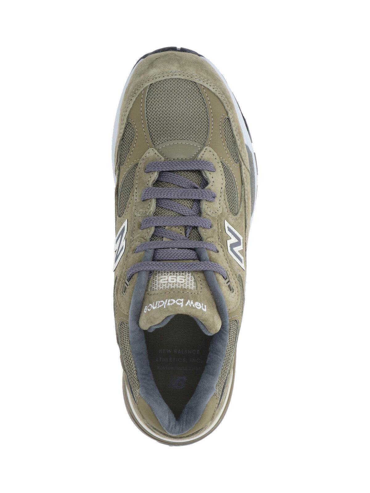 New Balance Sneakers Green Suede