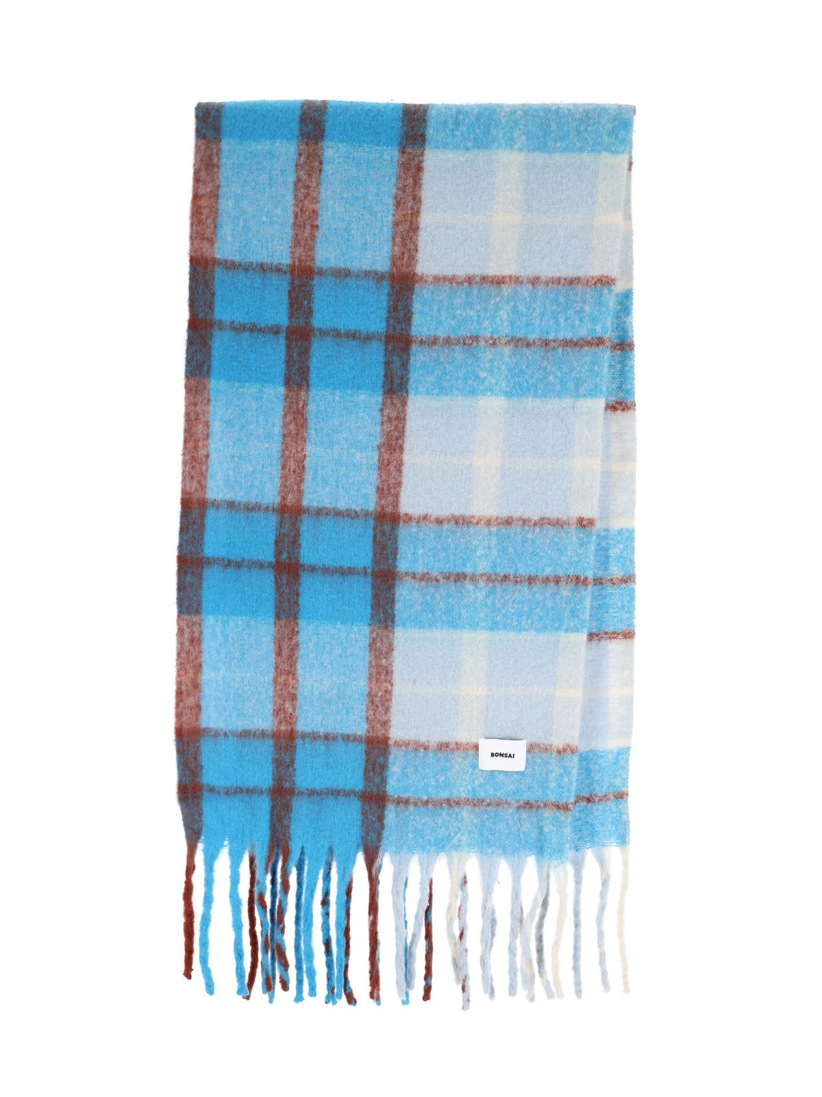 Bonsai Scarfs Blue Polyester