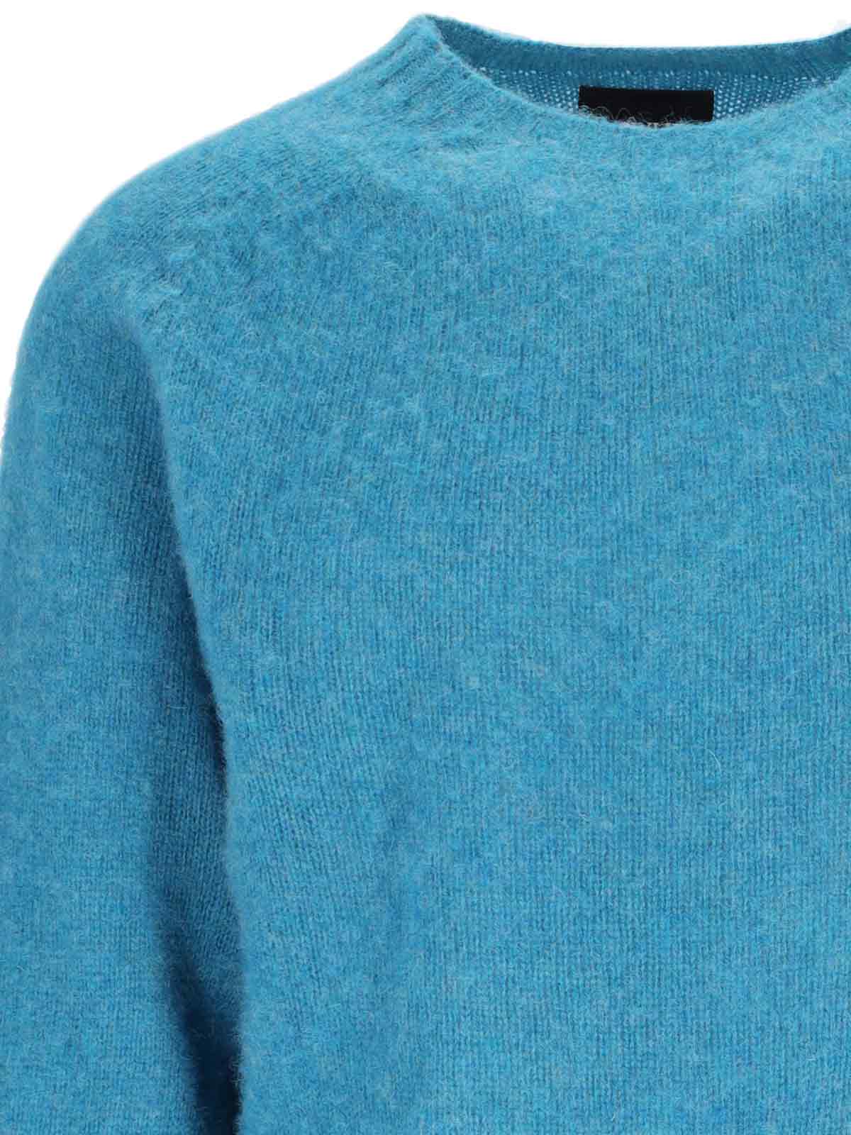 Howlin Sweaters Blue Fine Wool