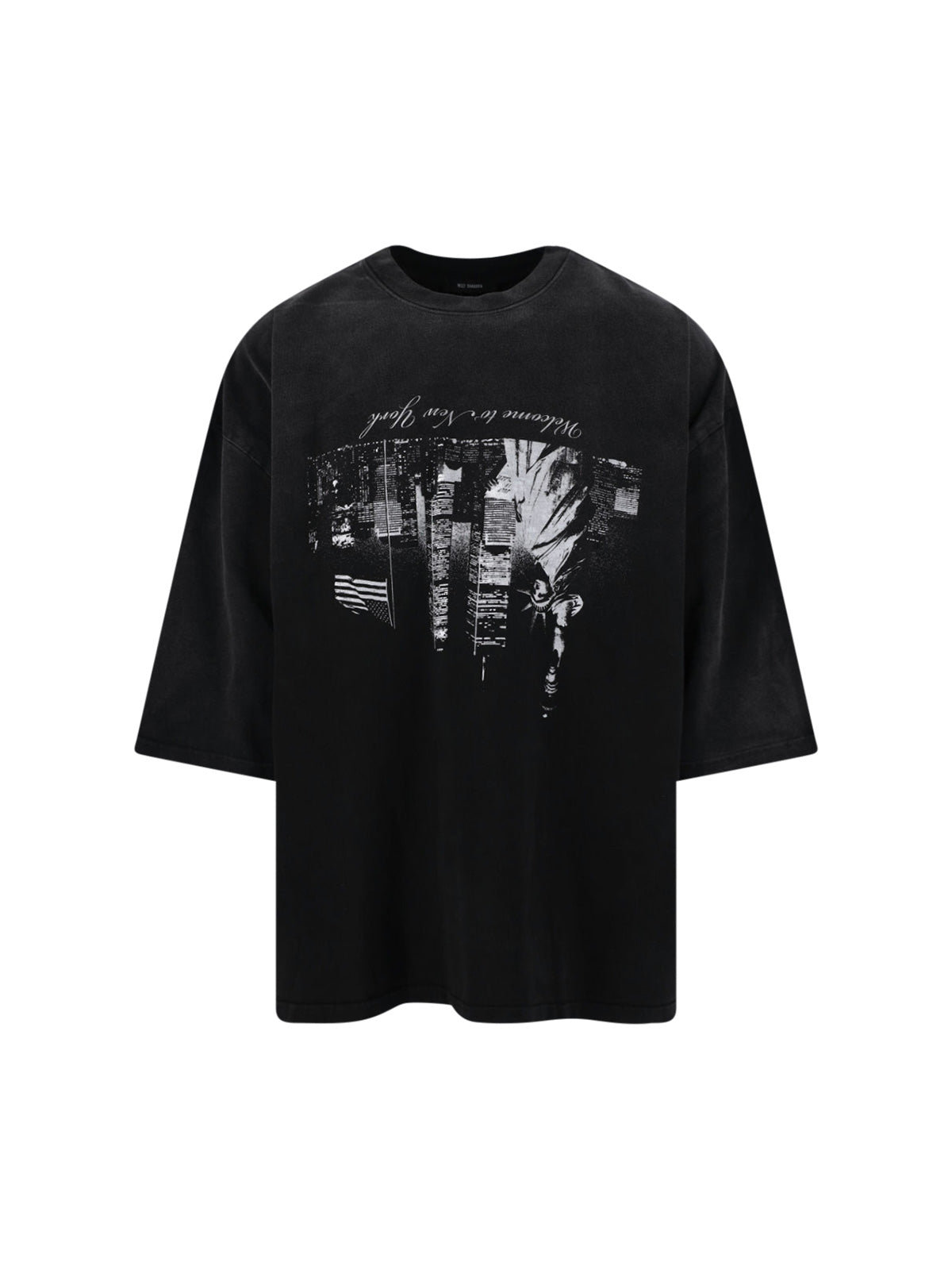 WILLY CHAVARRIA T-shirts and Polos Black Cotton