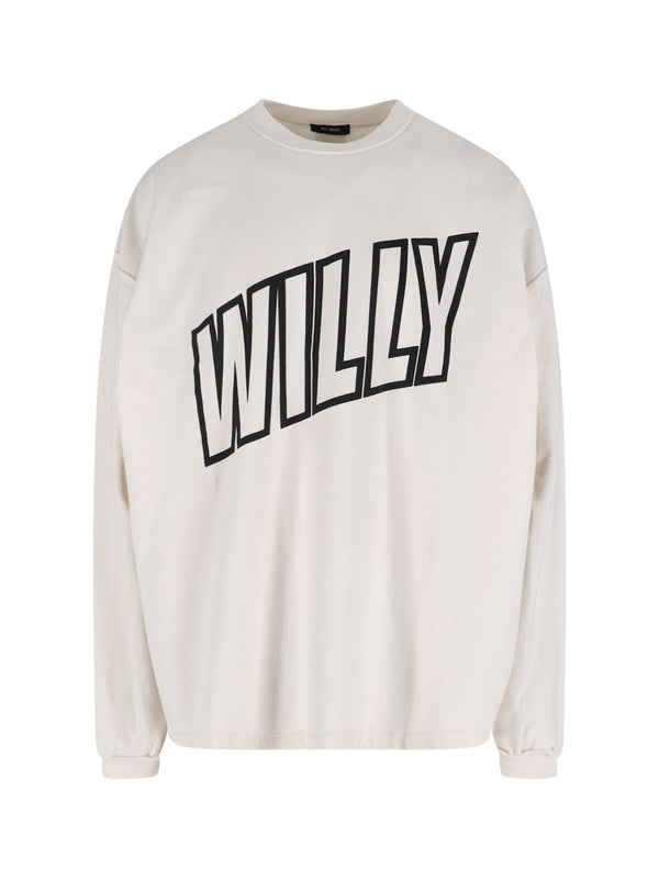 Willy Chavarria 100% Cotton sweatshirt in white