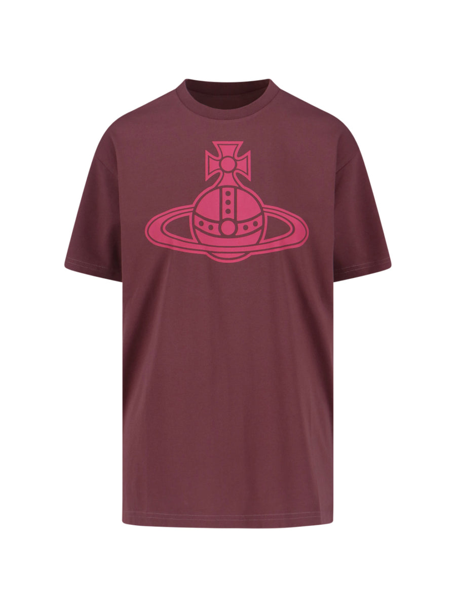 Vivienne Westwood 100% Cotton t-shirt in burgundy