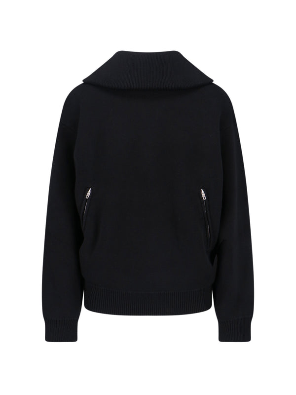Balenciaga 100% Cotton sweater in black