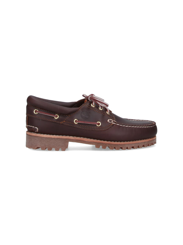 Timberland 100% Leather boat shoe in brown