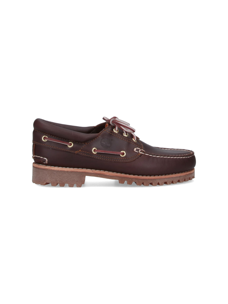 Timberland 100% Leather boat shoe in brown