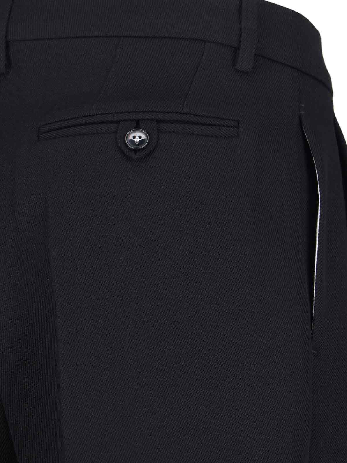 Victoria Beckham Trousers Black Virgin Wool