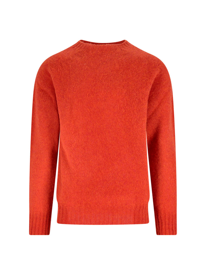 Howlin Sweaters Orange Fine Wool