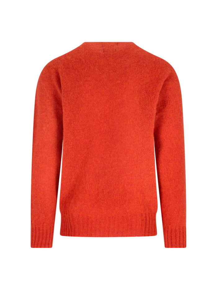 Howlin Sweaters Orange Fine Wool