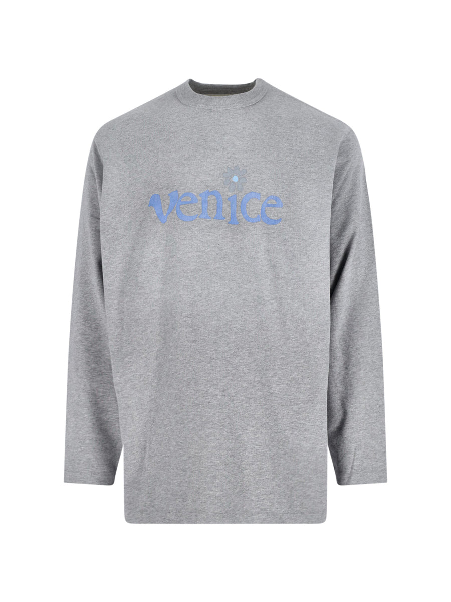 Erl 100% Cotton t-shirt in gray