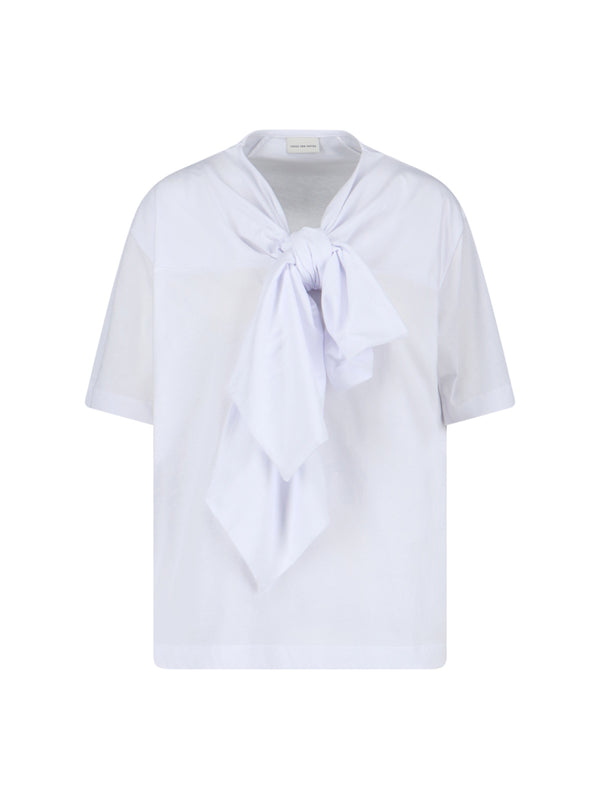 Dries Van Noten 100% Cotton shirt in white