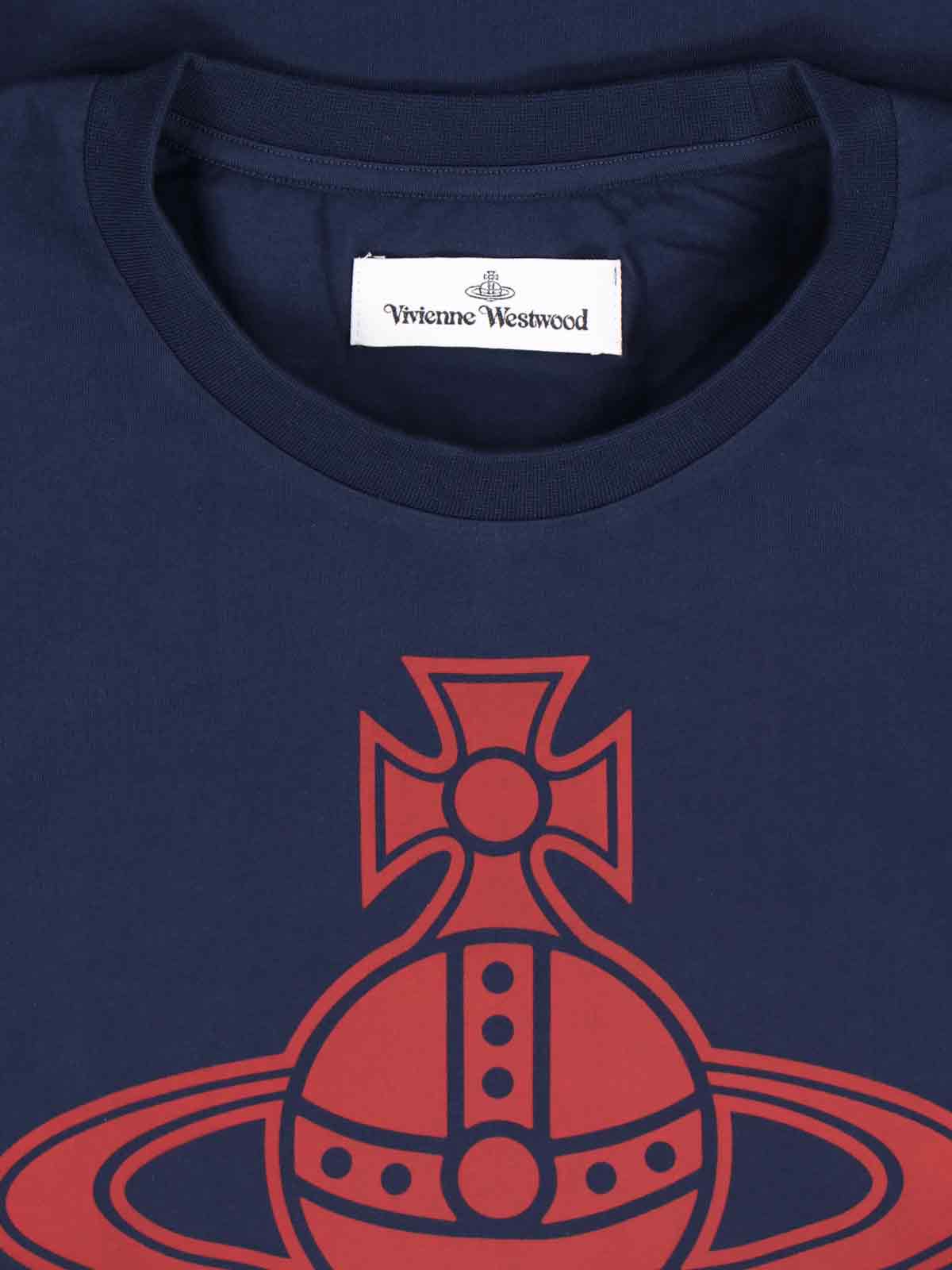 Vivienne Westwood T-Shirts And Polos Blue Cotton