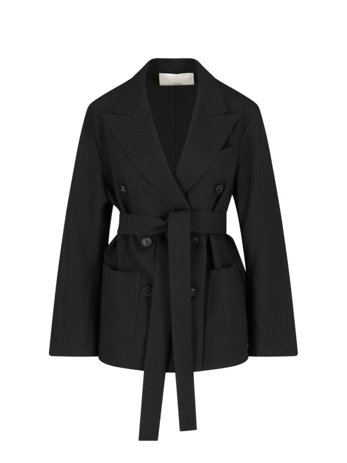 SETCHU Jackets Black Virgin Wool