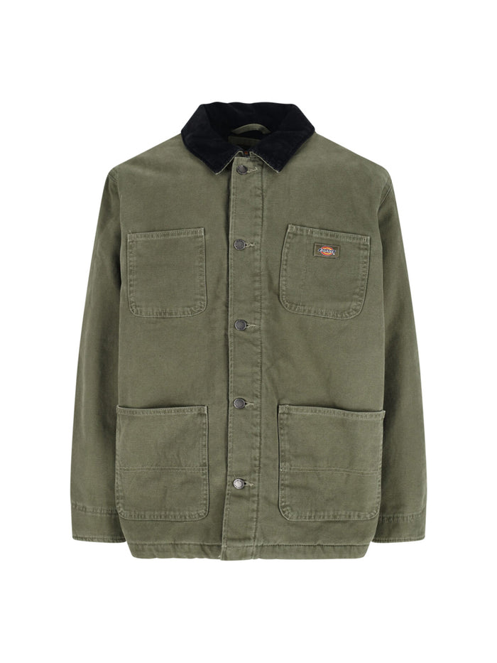DICKIES Jackets Green Cotton