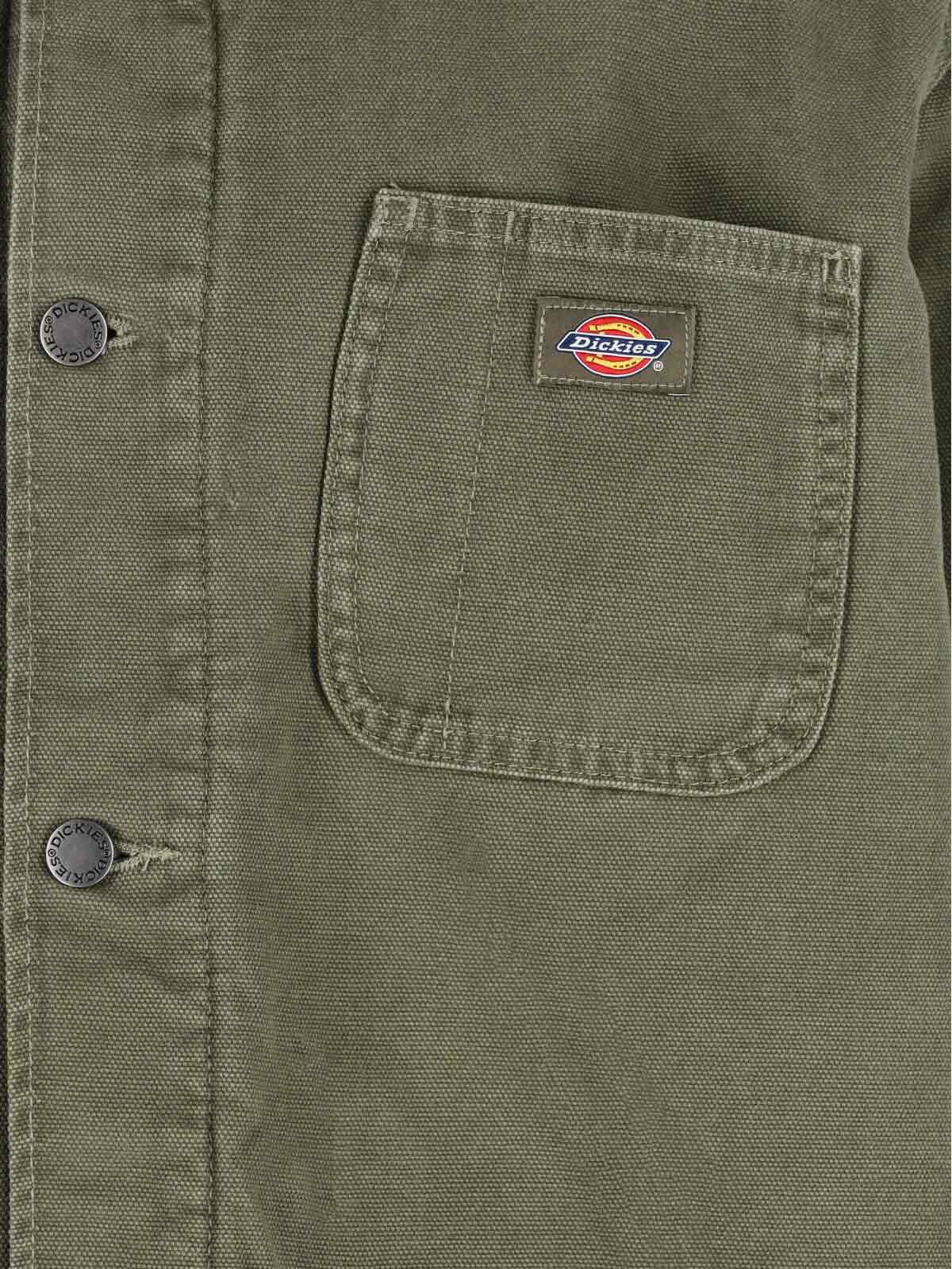 DICKIES Jackets Green Cotton