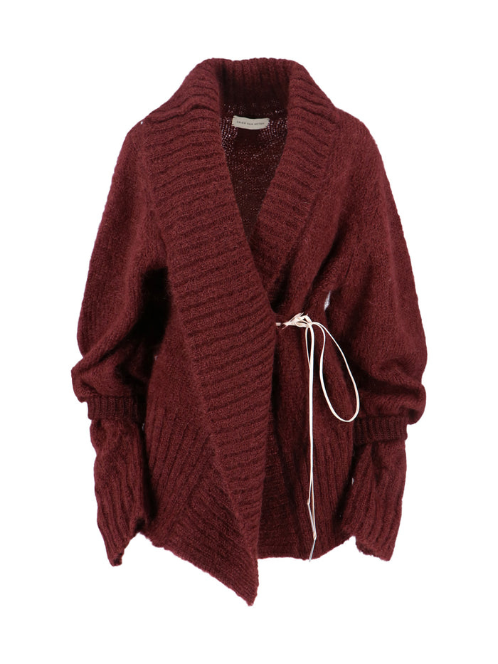 Dries Van Noten Sweaters Red Mohair