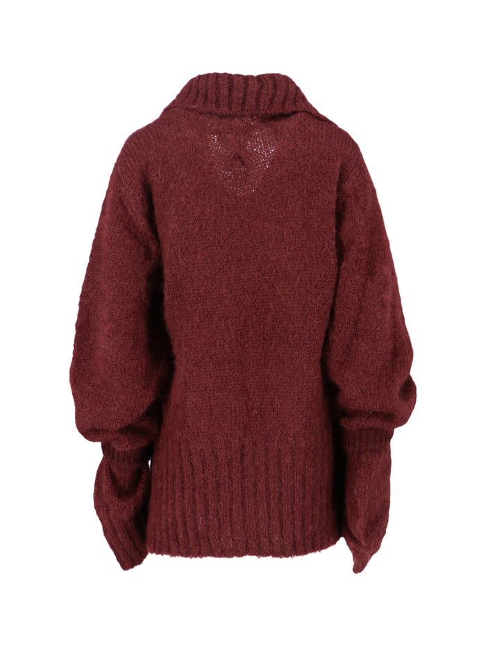 Dries Van Noten Sweaters Red Mohair