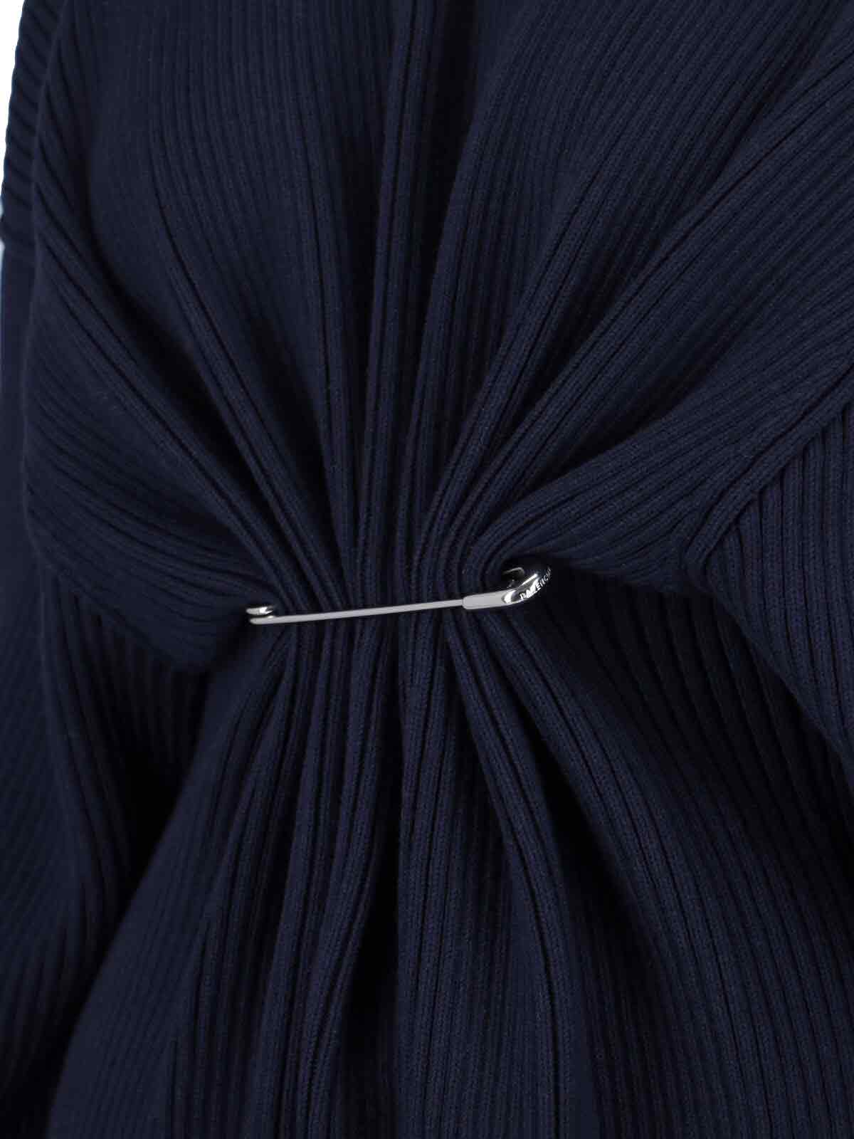 Balenciaga Dresses Blue Wool