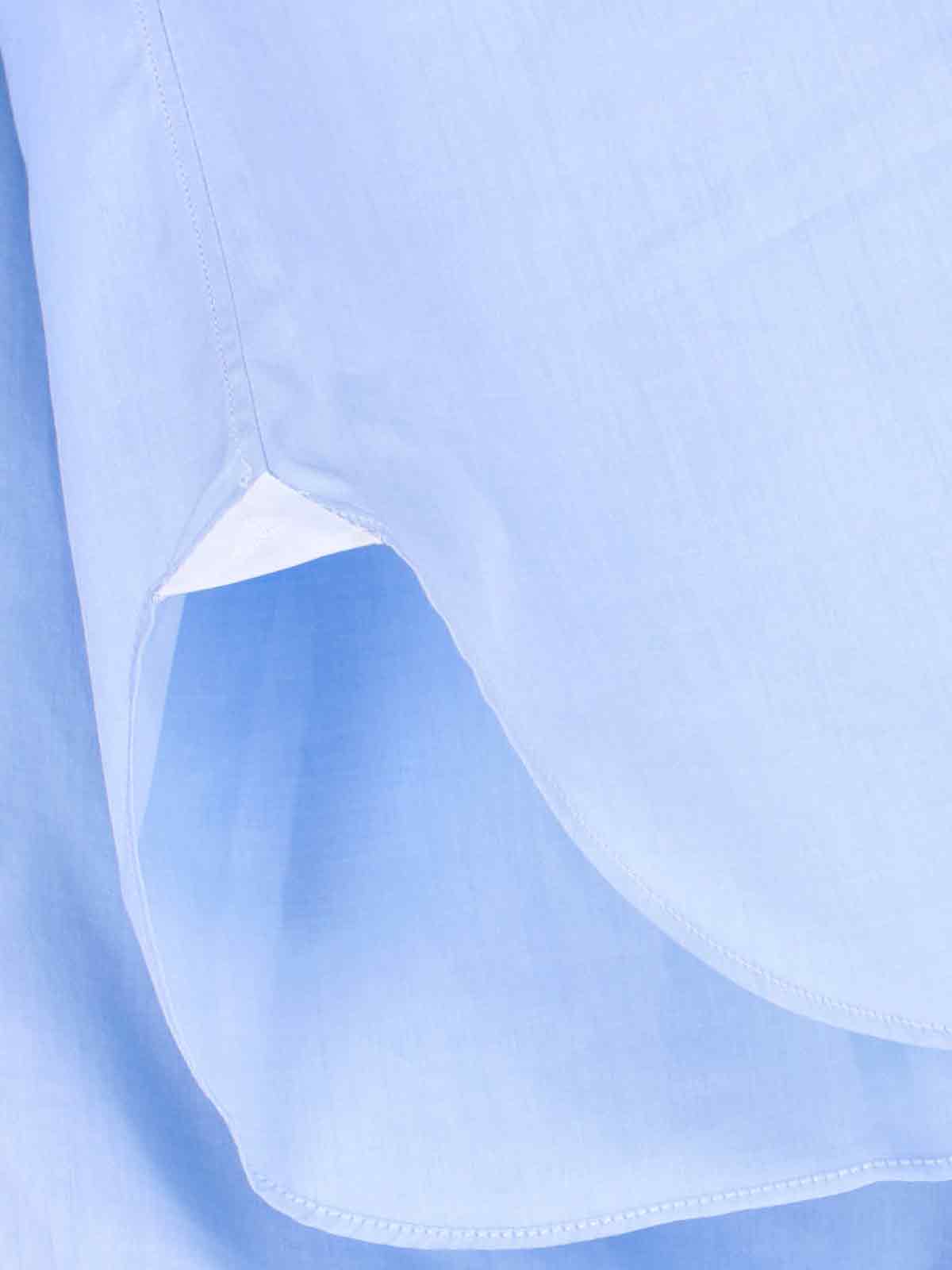 Finamore Shirts Blue Cotton