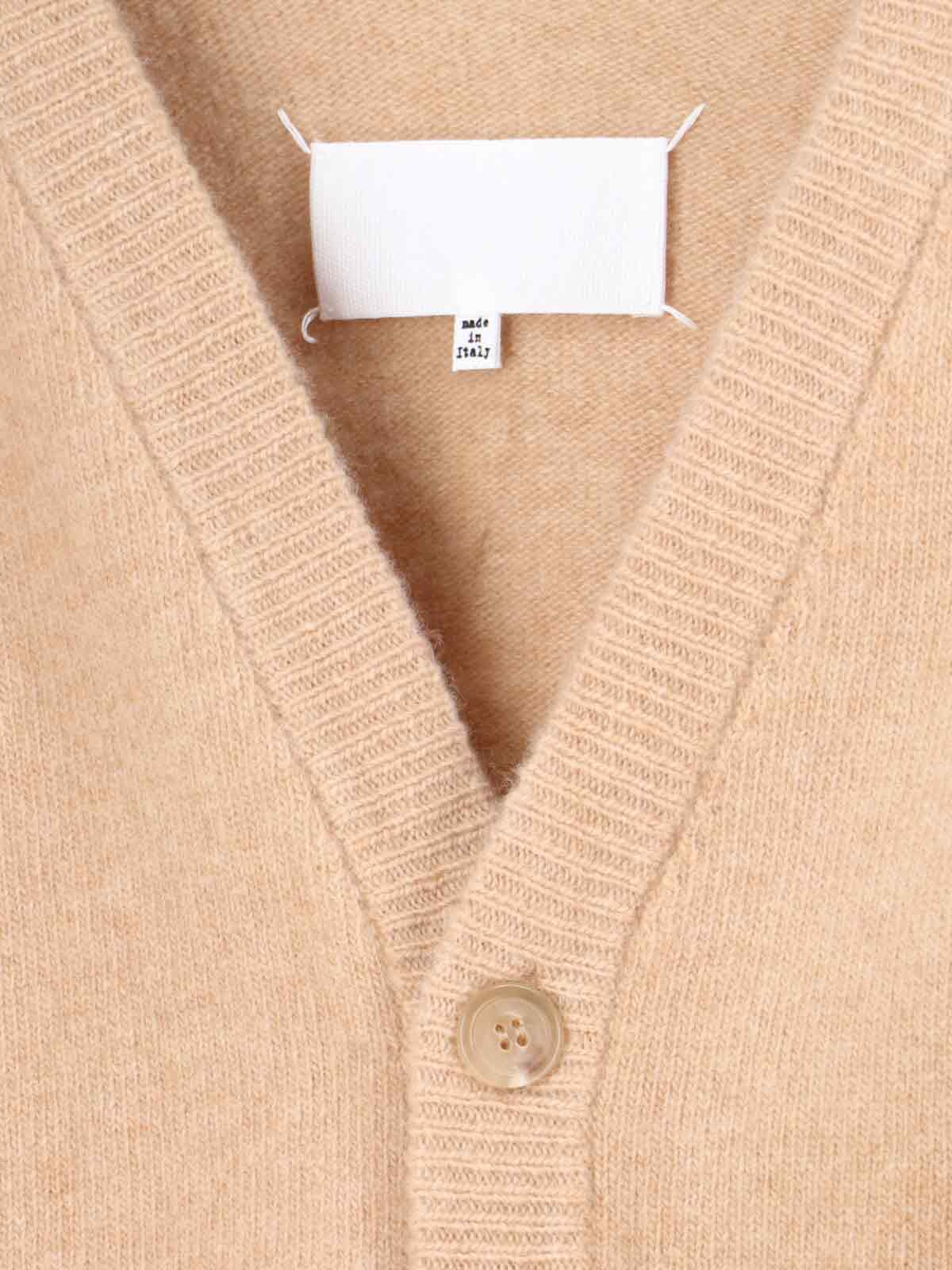 Maison Margiela Sweaters Beige Wool