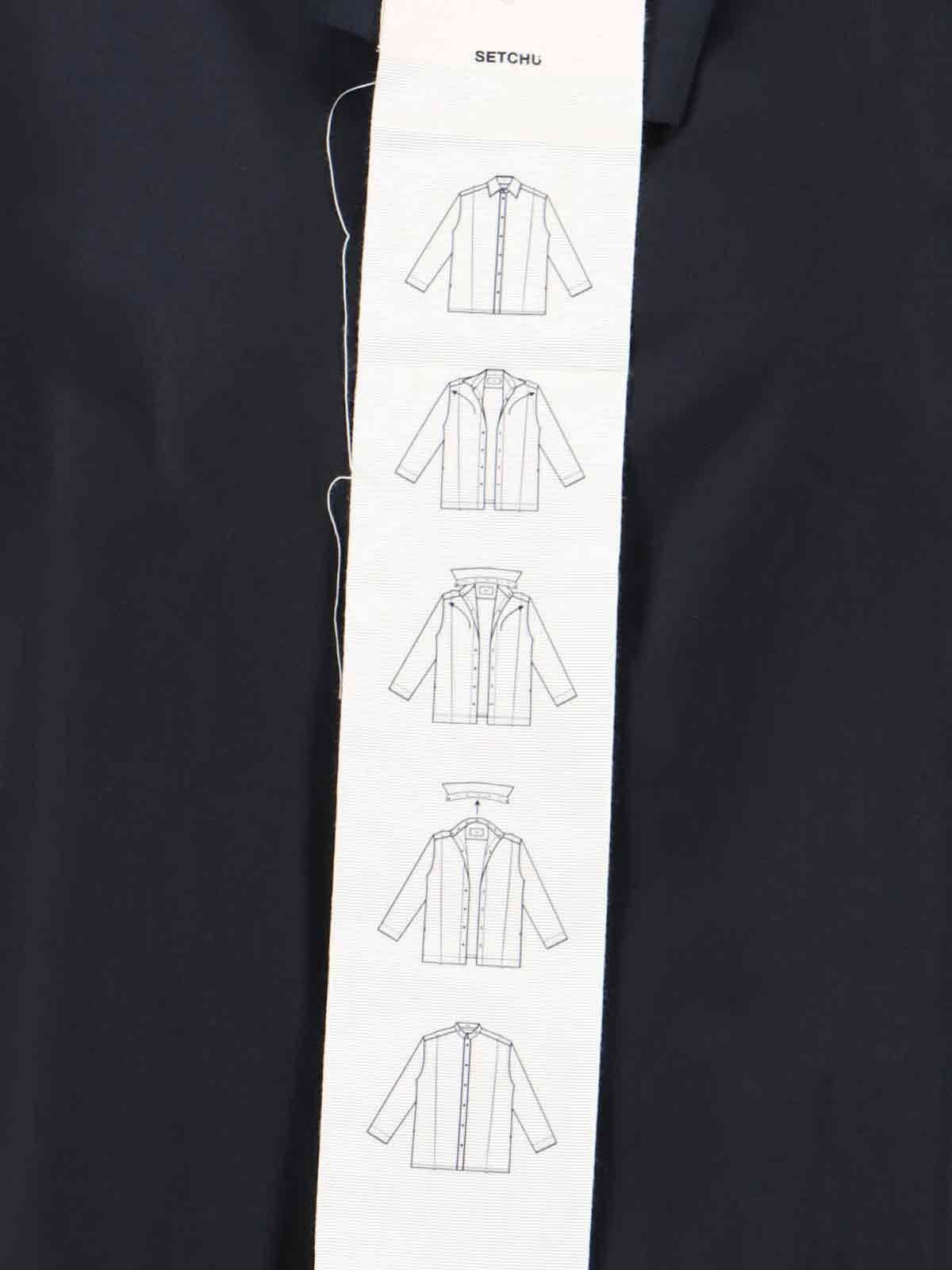 Setchu Shirts Black Polyester