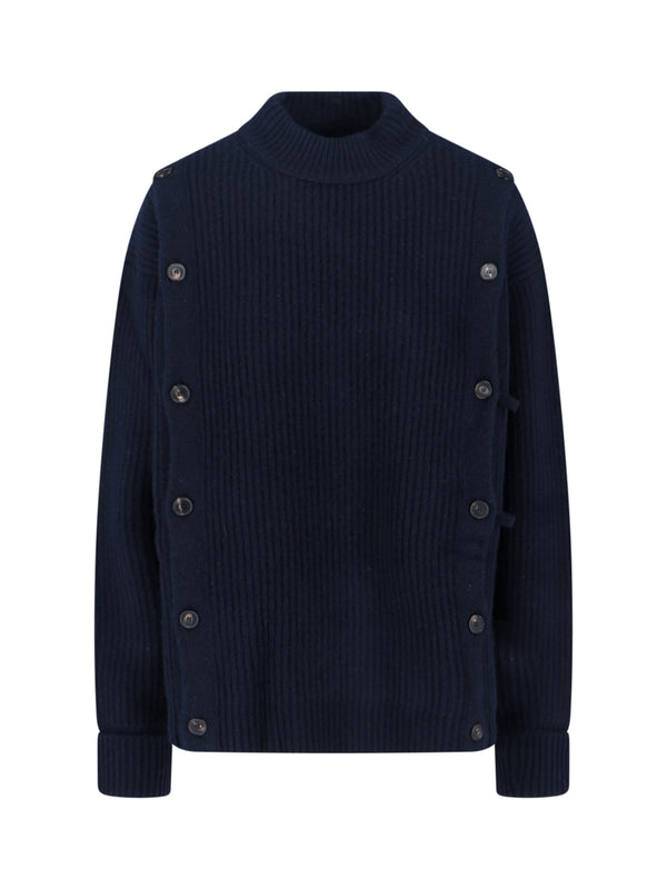 Setchu 70% Wool sweater in navy