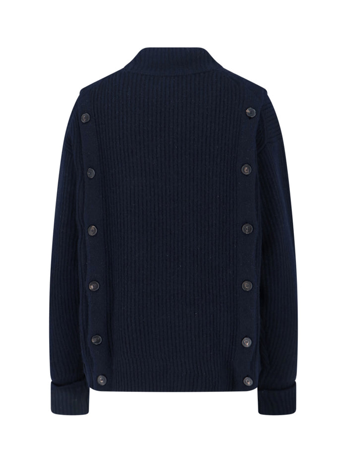 Setchu Sweaters Blue Wool
