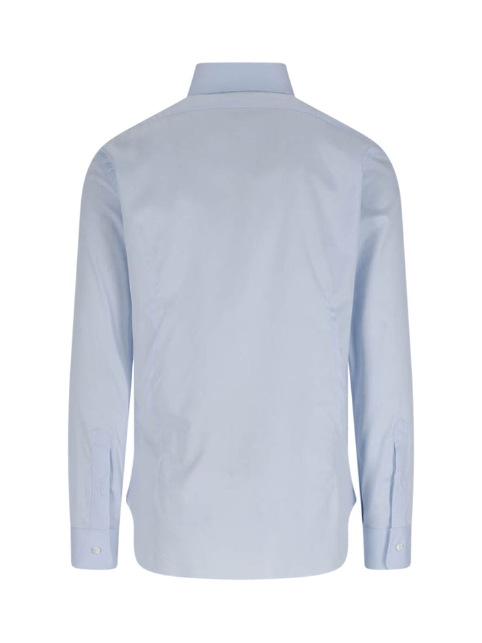 Barba Napoli Shirts Blue Cotone