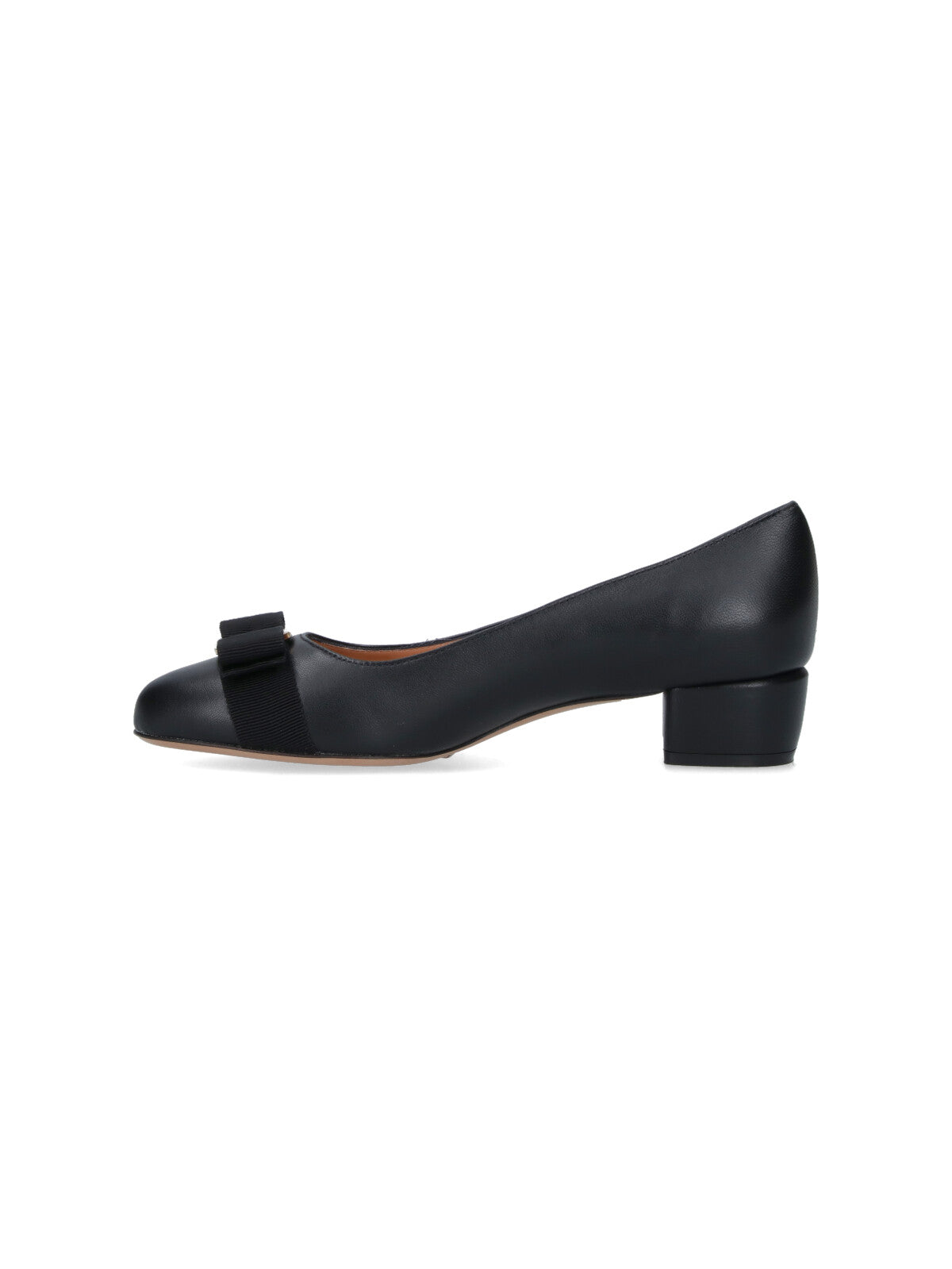 Ferragamo With Heel Black Upper: Lamb Leather