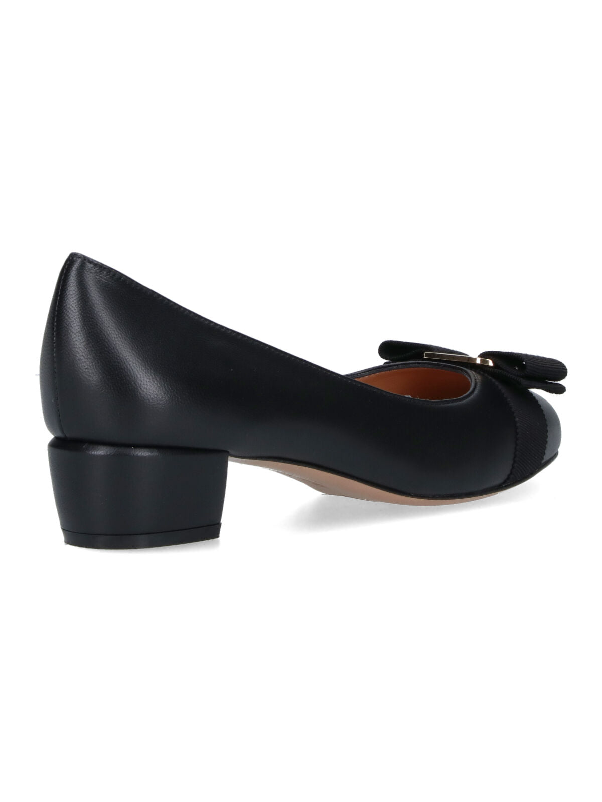 Ferragamo With Heel Black Upper: Lamb Leather