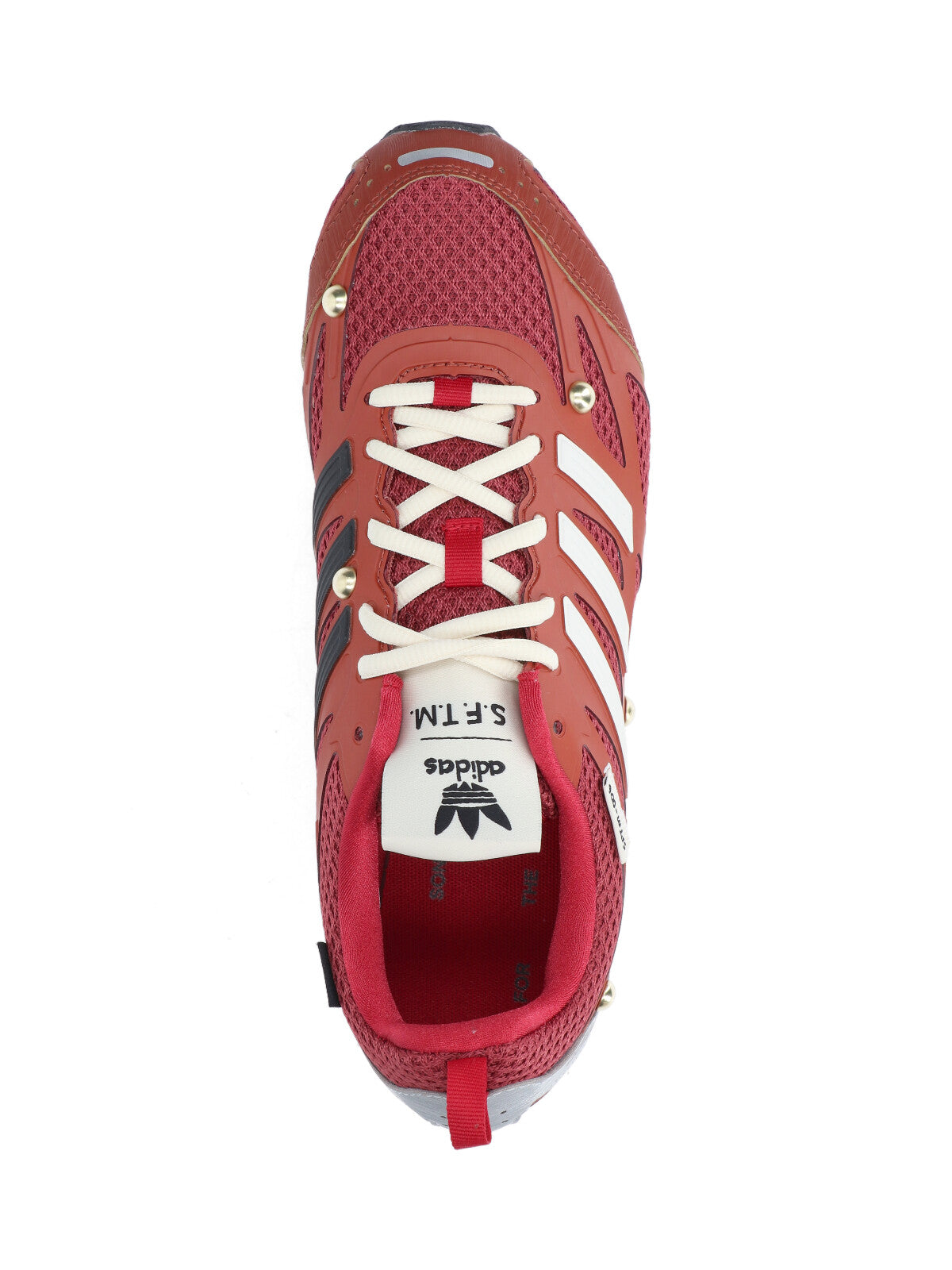 Adidas Sneakers Red Tessuto