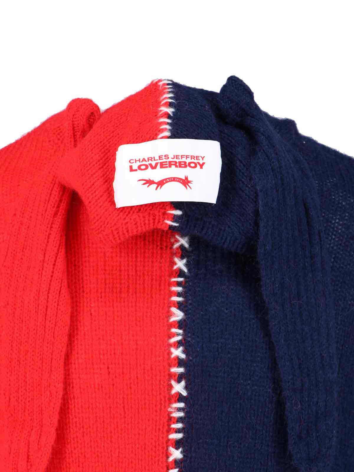 CHARLES JEFFREY LOVERBOY Sweaters Red Extrafine Lambswool