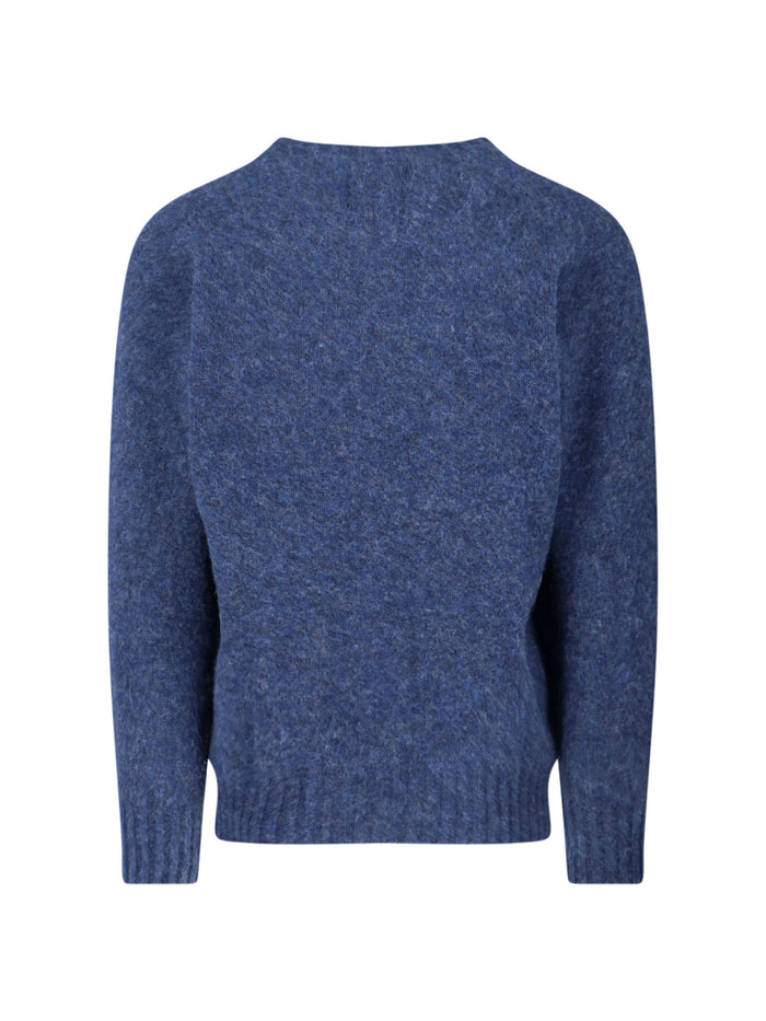 Howlin Sweaters Blue Fine Wool