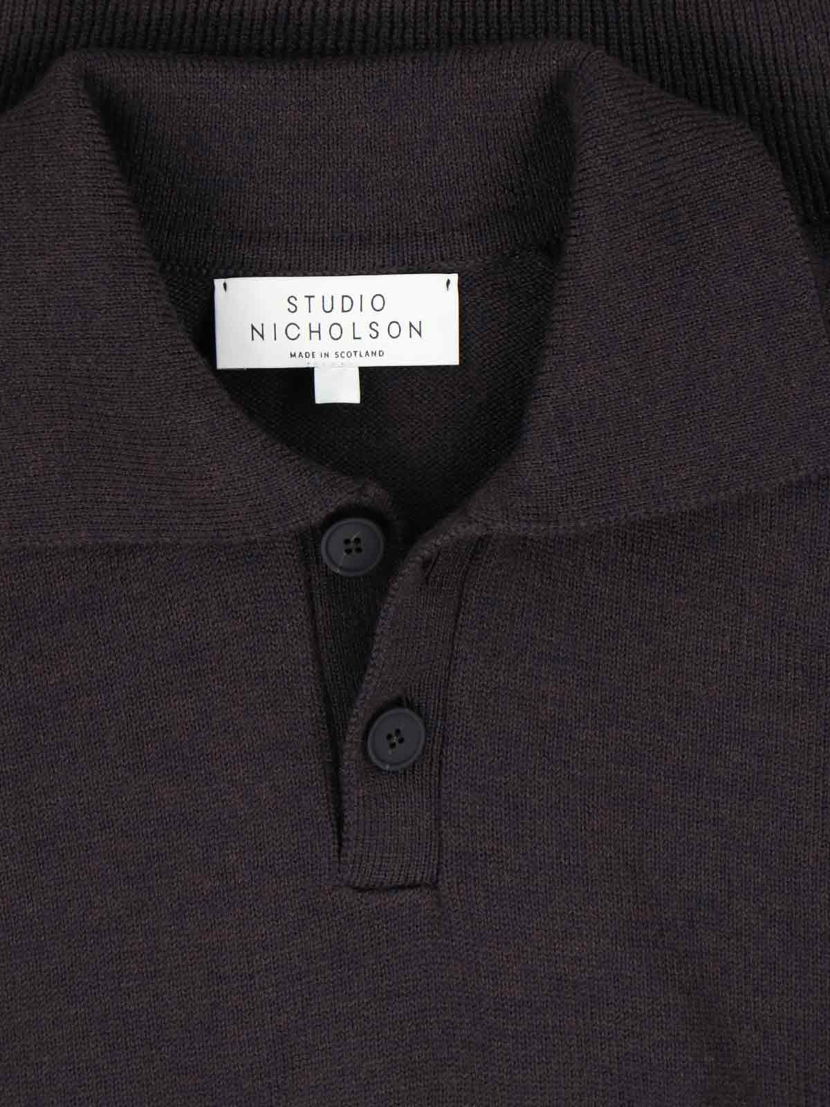 Studio Nicholson Sweaters Brown Extrafine Merino Wool